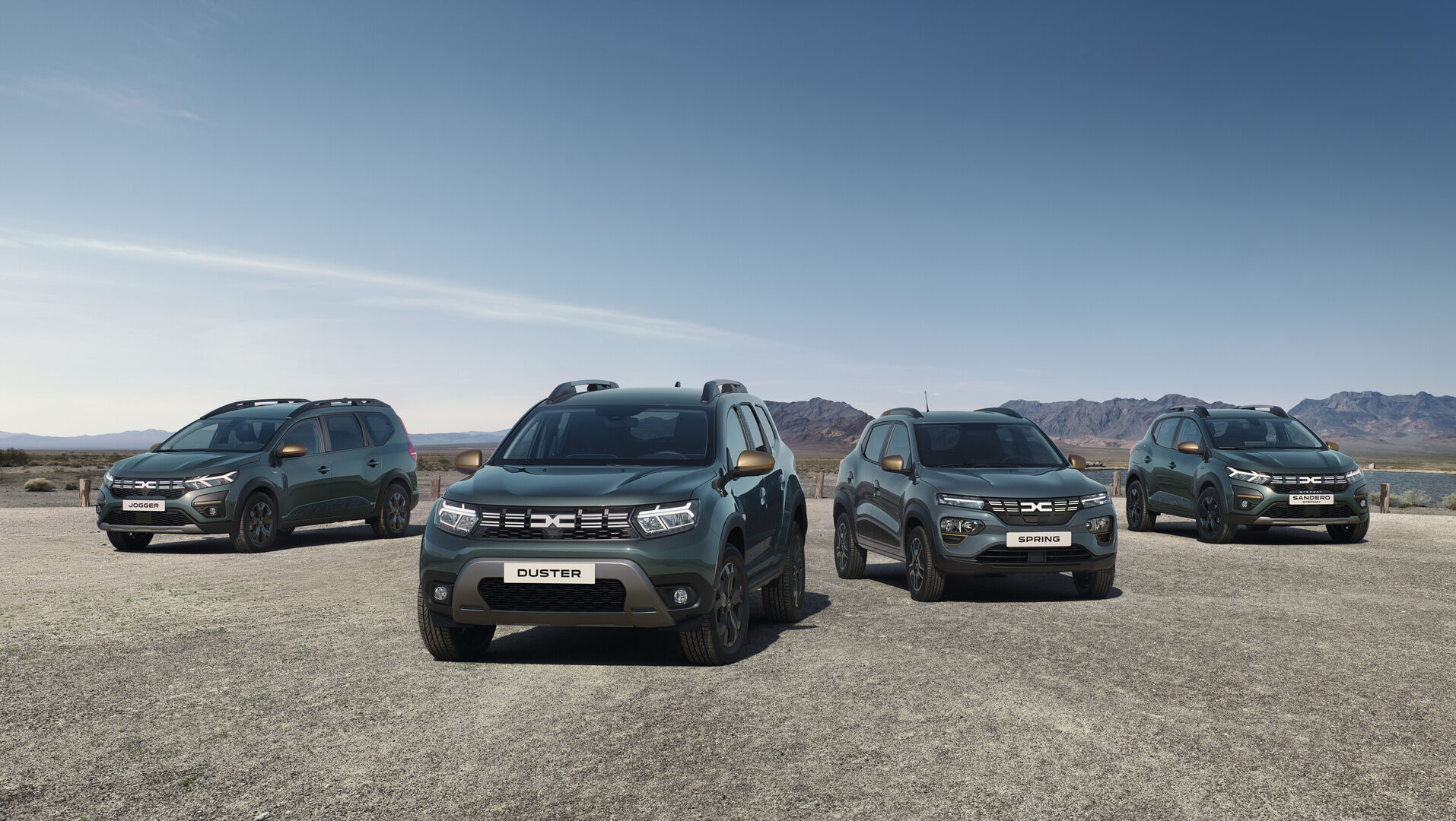 Vier Dacia Extreme Modelle