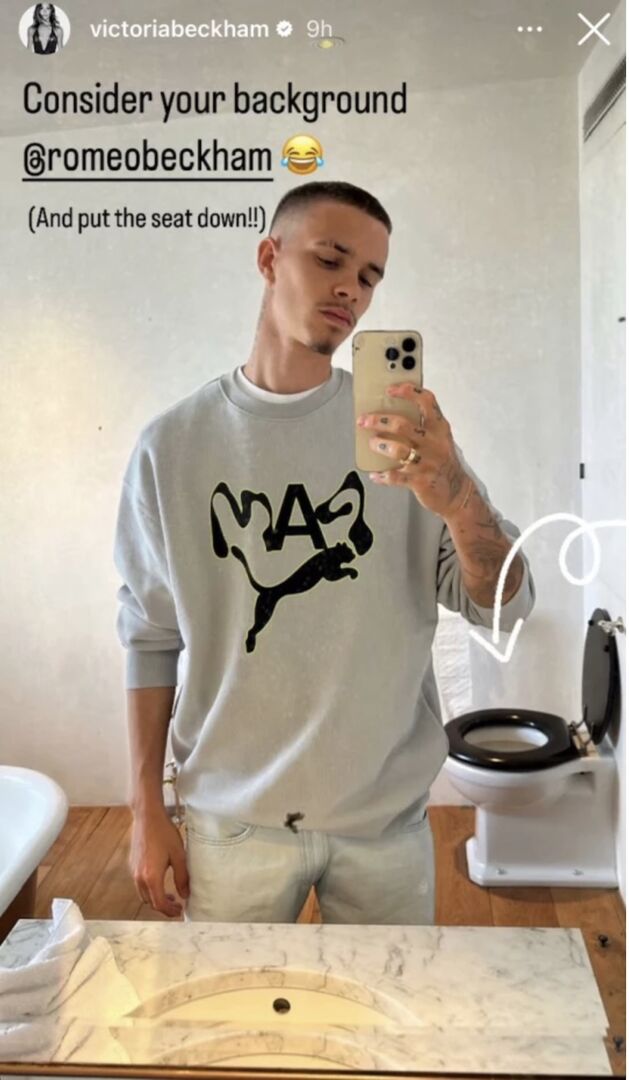 Victoria Beckhams lustiger Repost.