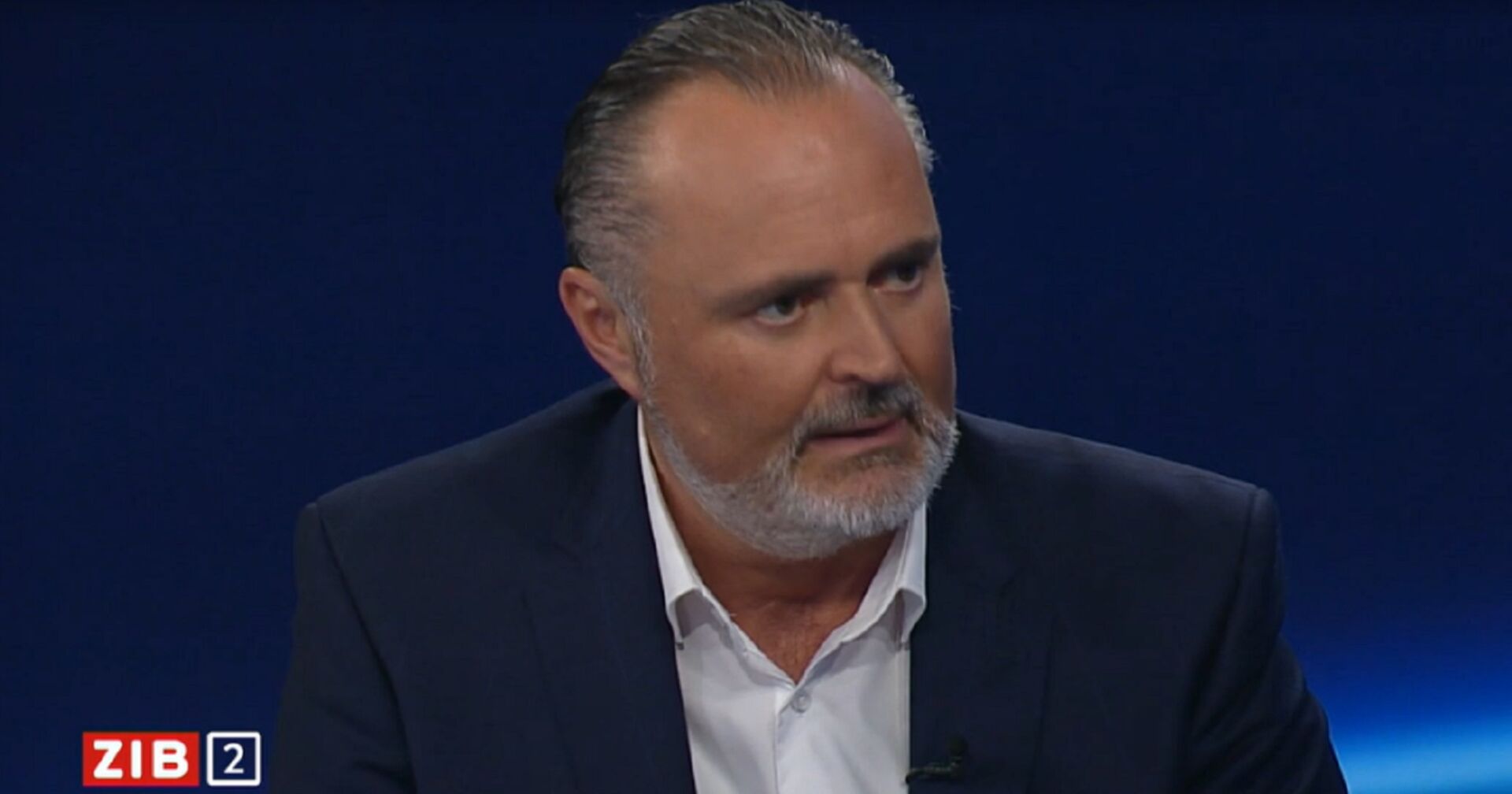 Screenshot von Hans Peter Doskozil im ZIB2-Studio