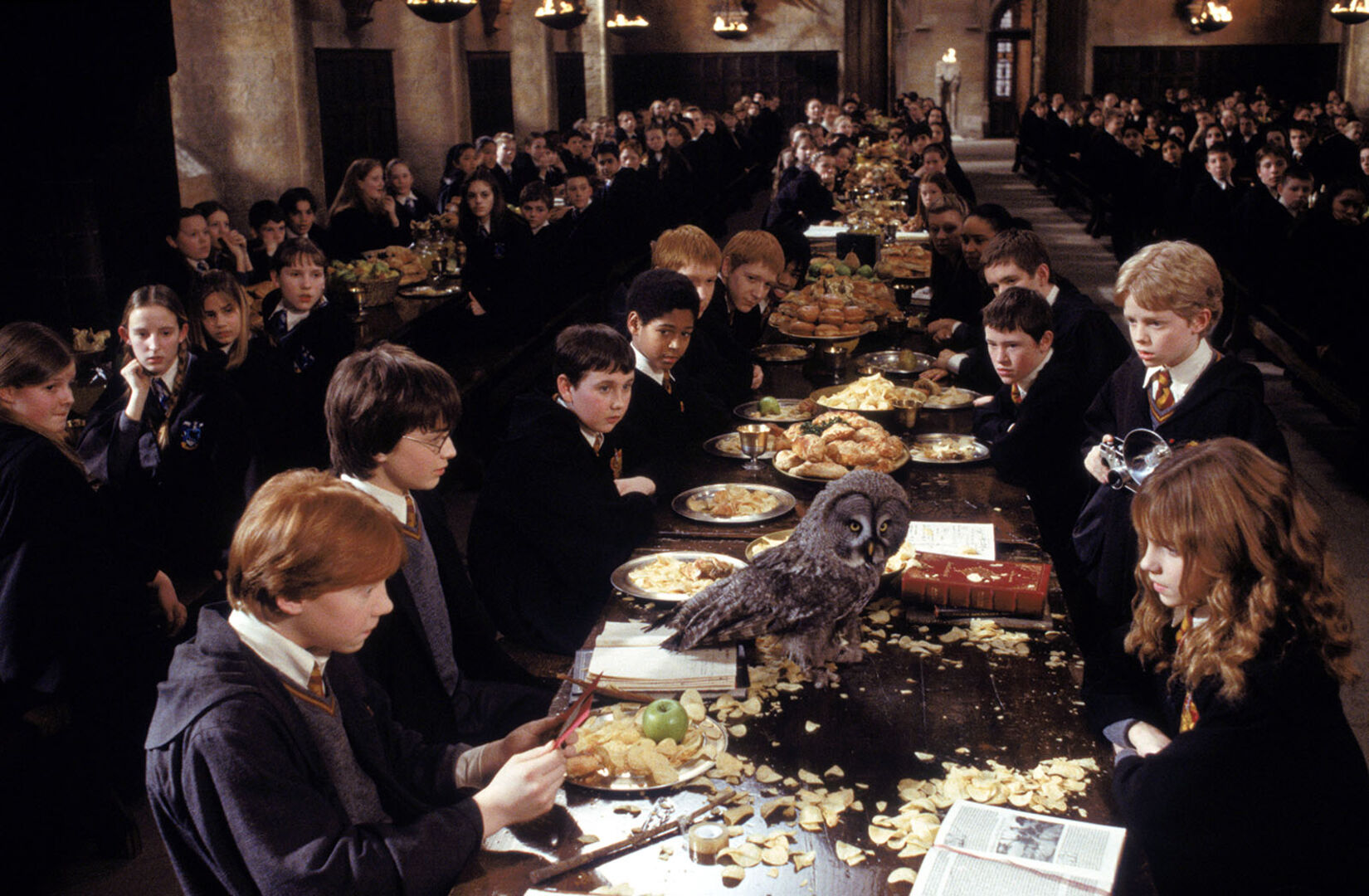 Harry, Ron und Hermine in Hogwarts | Credit: Everett Collection / picturedesk.com
