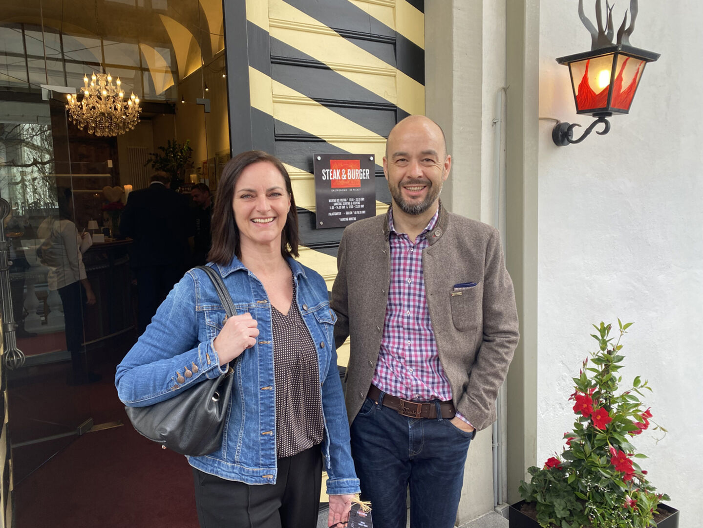 Claudia (atelier-c) und Günter Brunner (Vertriebsleiter Mohrenbräu)