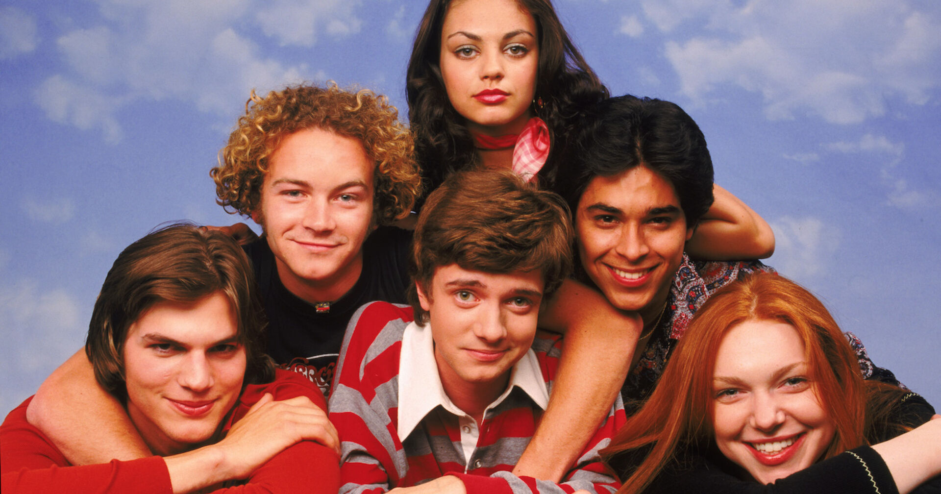 Die Hauptschauspieler der Serie "Die wilden Siebziger".