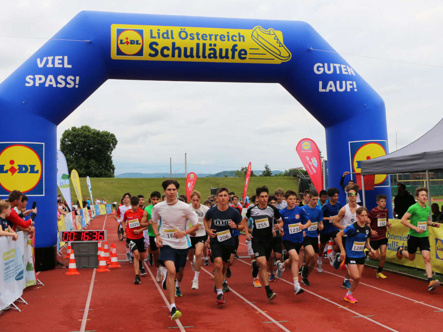 Läufer am Start