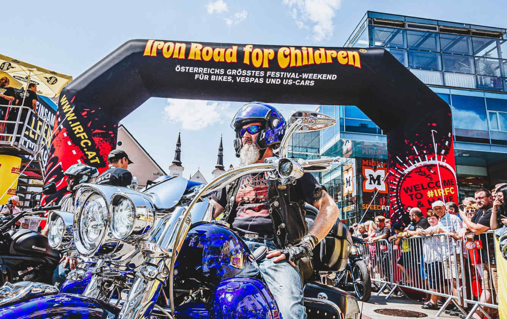 Biker bei IRON ROAD FOR CHILDREN