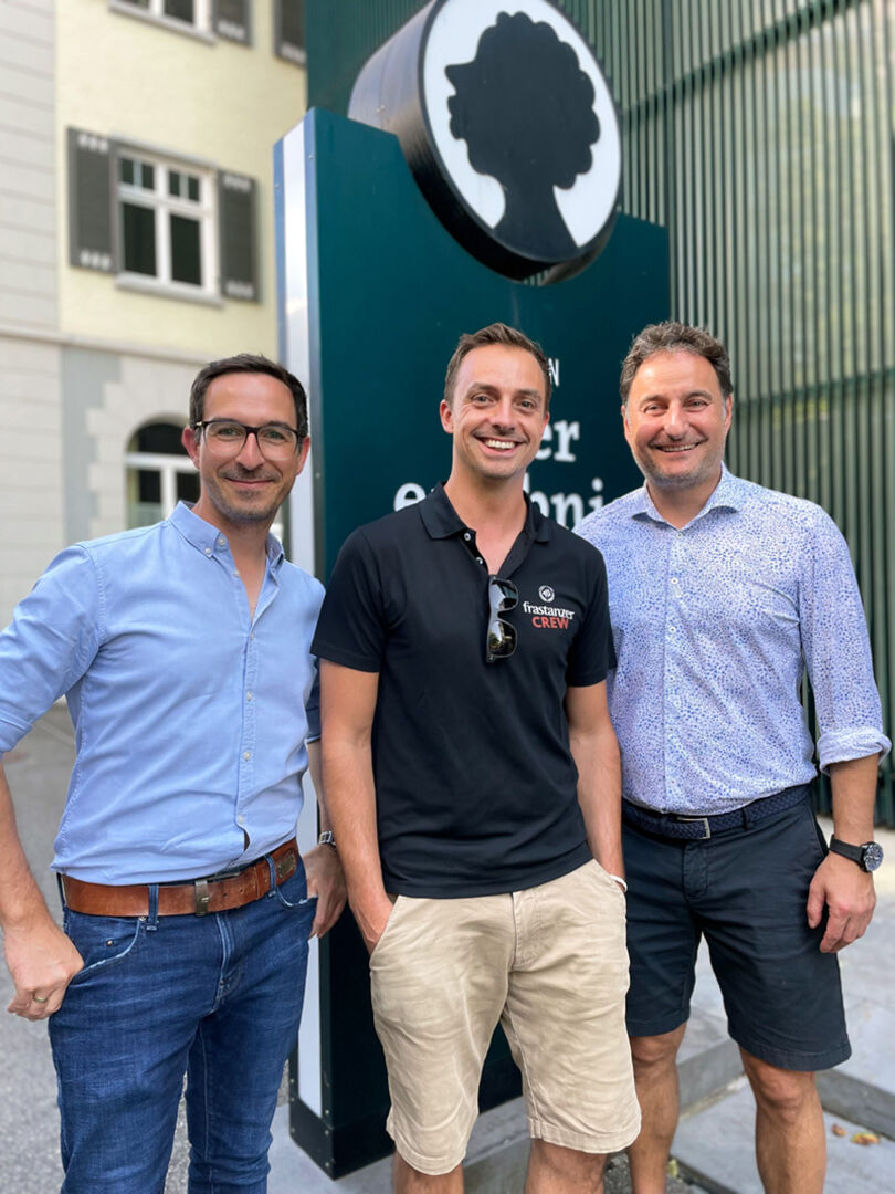 Mitorganisatoren Andreas Linder, Mktg.-L. Mohrenbrauerei, Mario Rothmund, Mktg.-L. Brauerei Frastanz und Thomas Pachole, GF Mohrenbrauerei