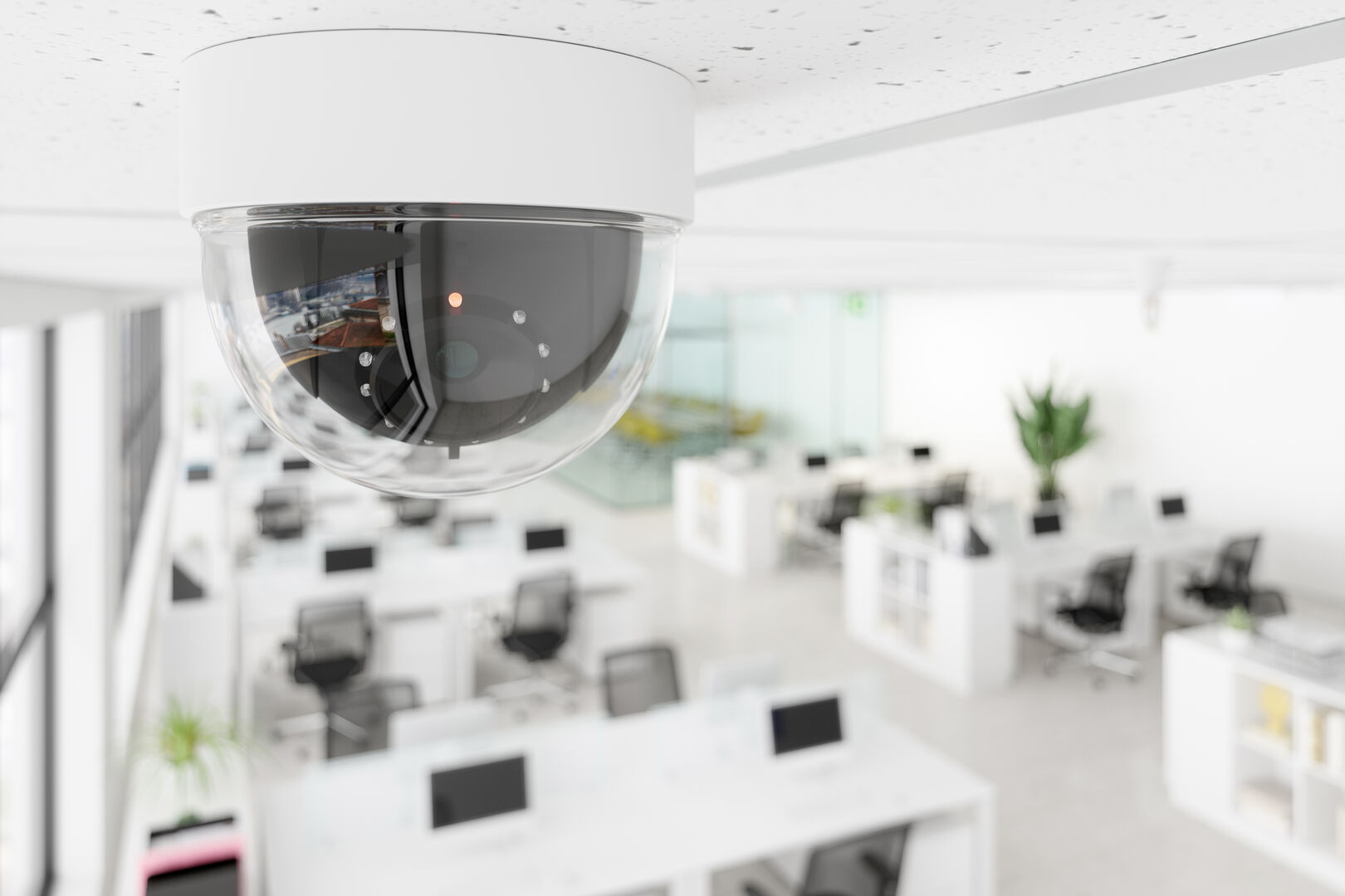 Überwachungskamera in einem Büro