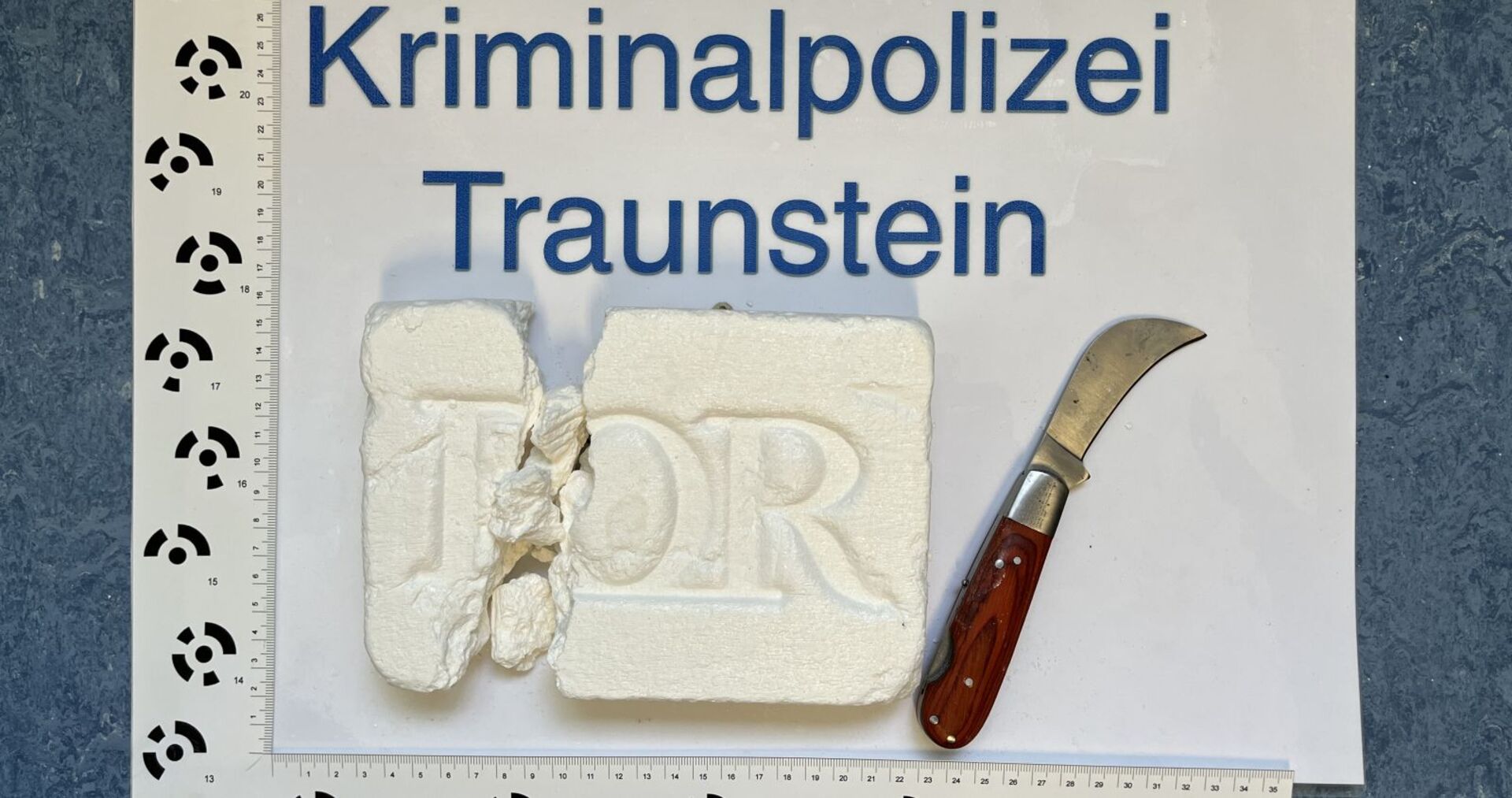 Das sichergestellte Kokain.