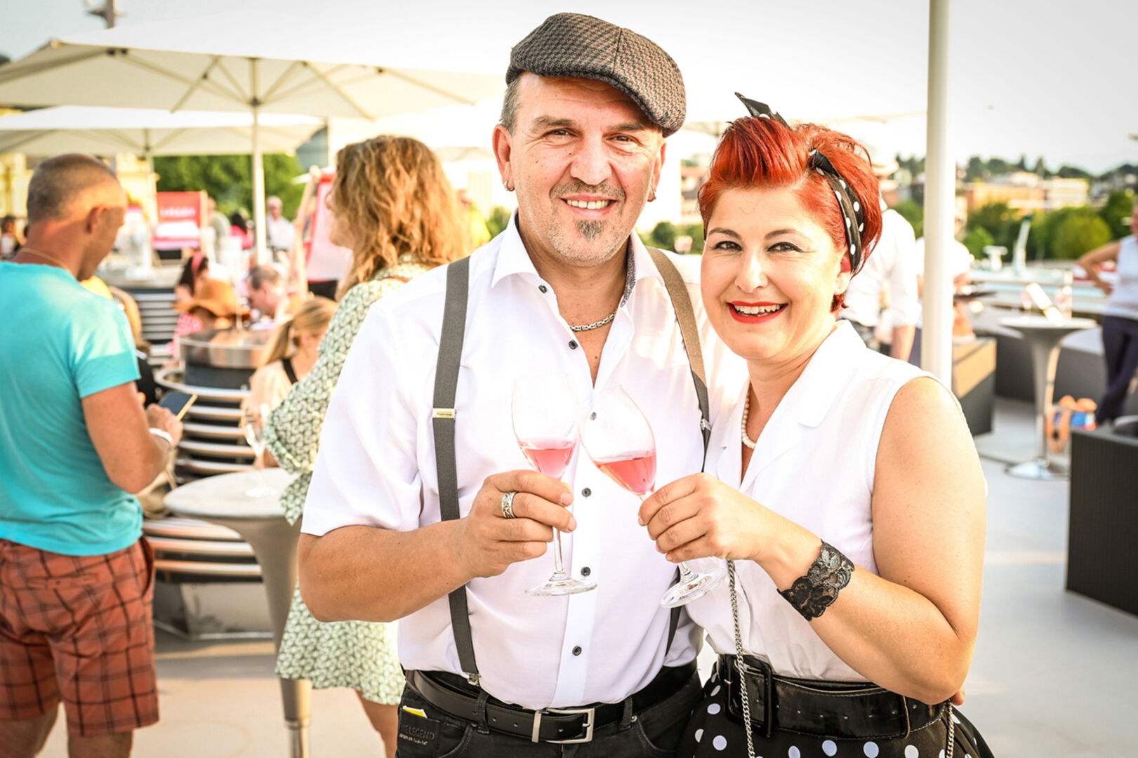 Alexander Martin Hollenstein mit Susanne Paterno