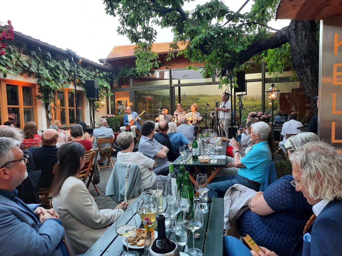 Kultur beim Winzer