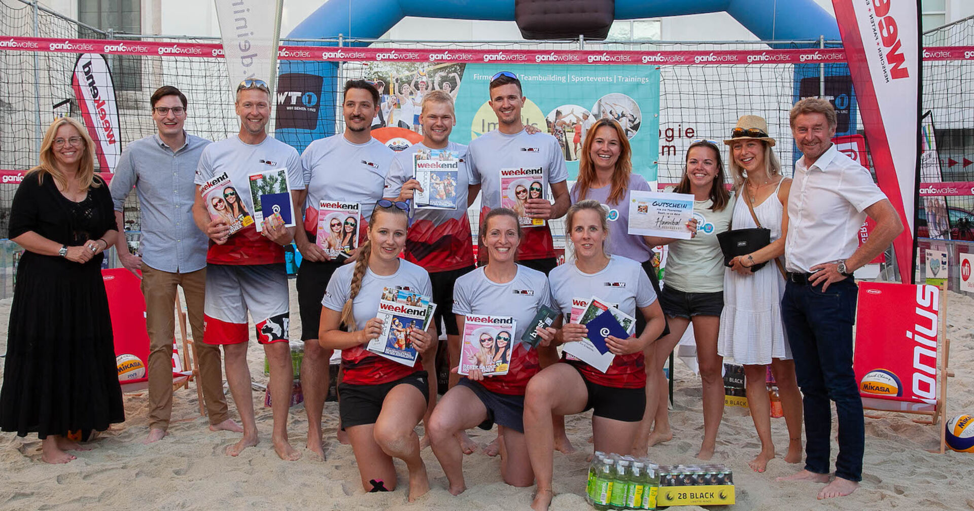 Beachvolleyball Firmen Sport Liga Welser City Beach