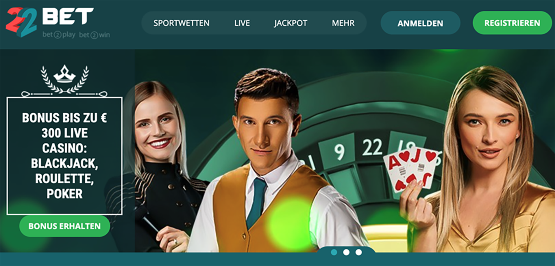 22Bet Online Casino | Credit: 22Bet