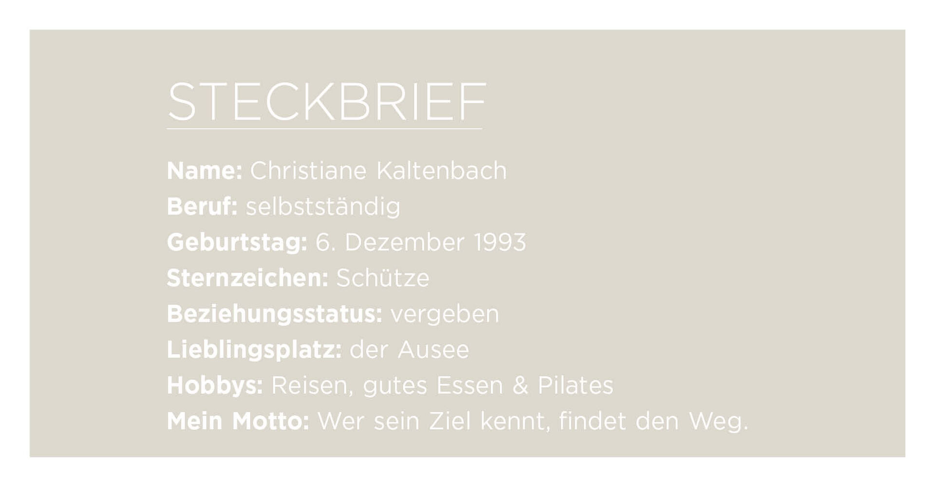 Steckbrief