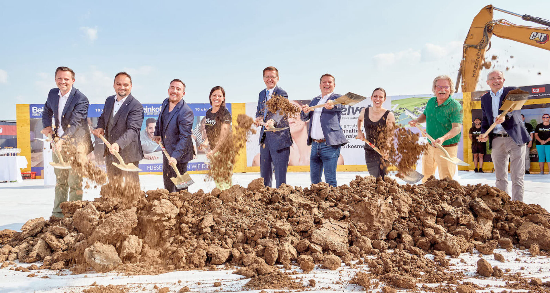 Baustart Grünwallpark Ansfelden