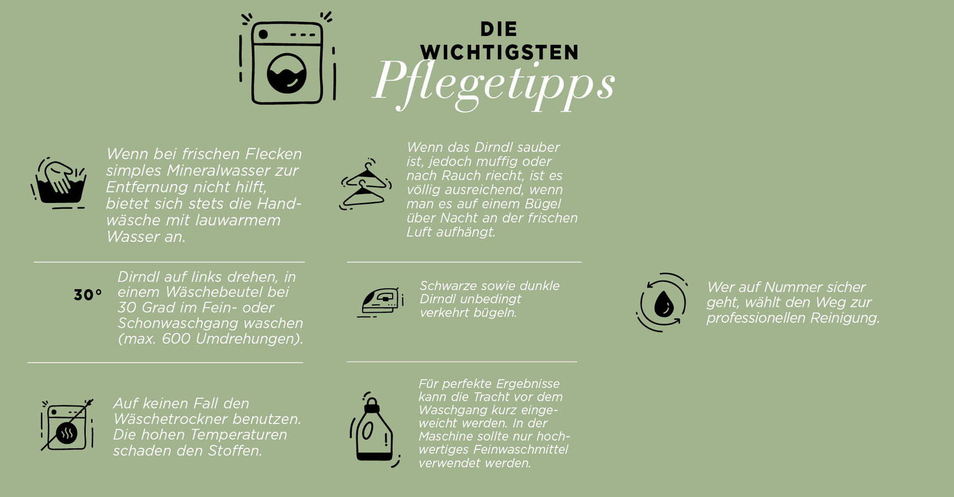 Pflegetipps