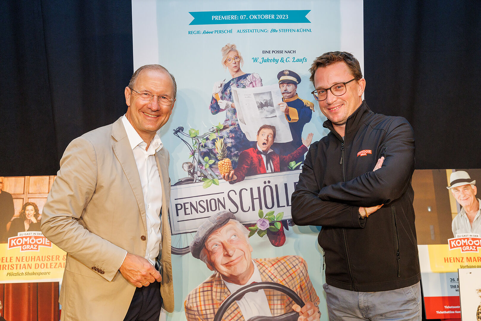 Geschäftsführer Urs Harnik und Stefan Moser