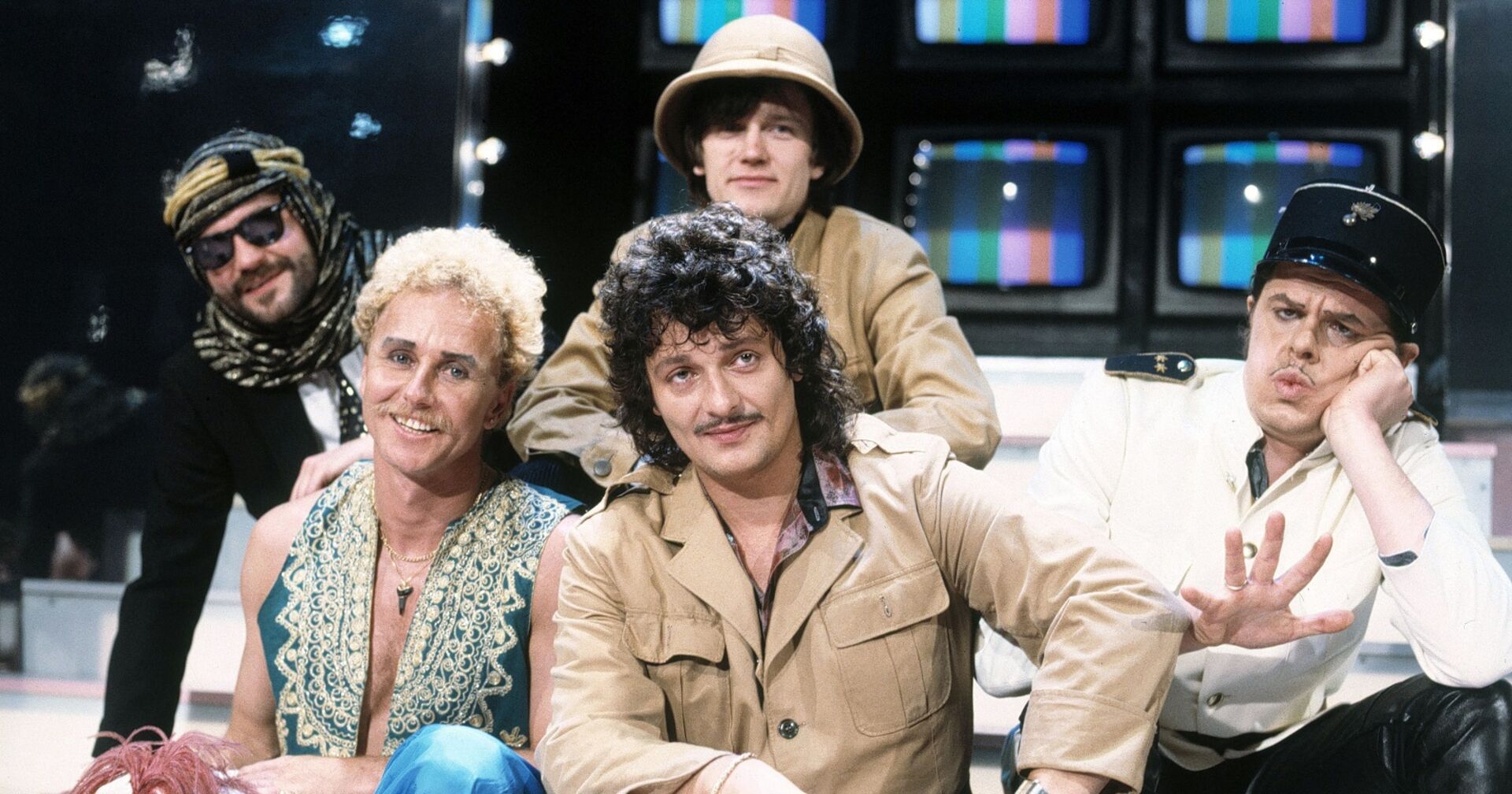 Die Band 1988 bei einem Foto-Termin