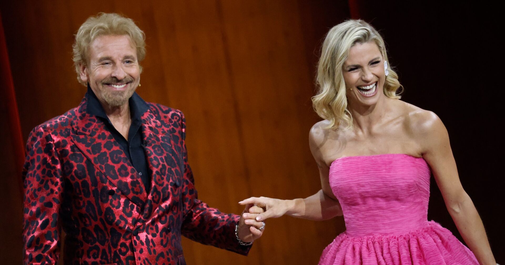 Thomas Gottschalk und Michelle Hunziker bei der letzten Folge Wetten, dass..?