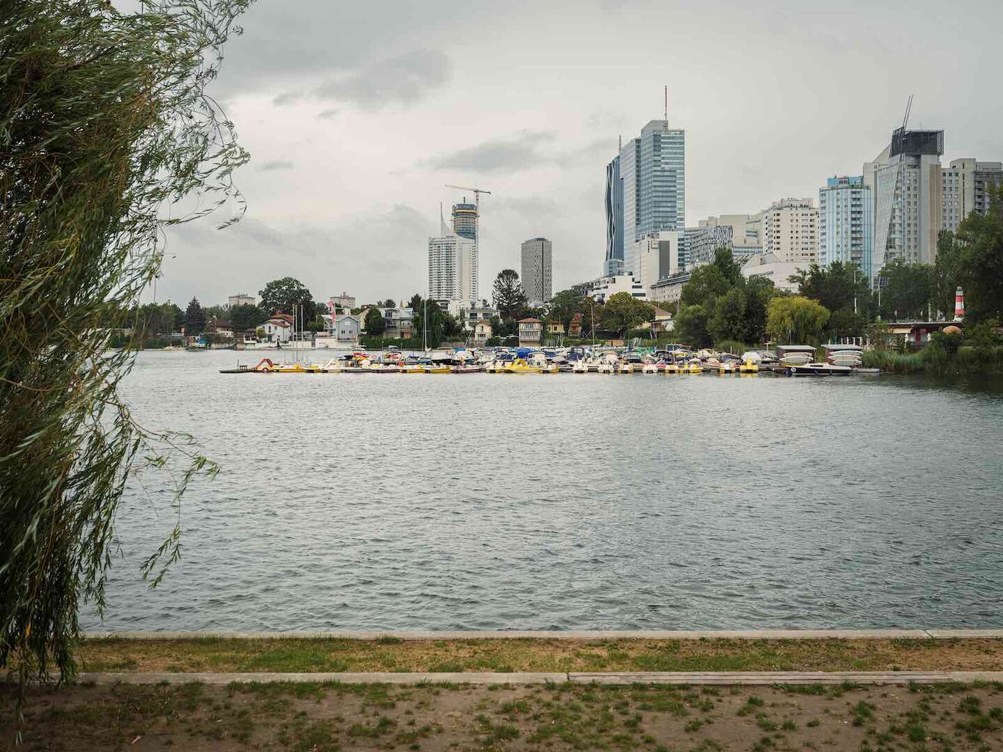 Die Alte Donau in Wien.