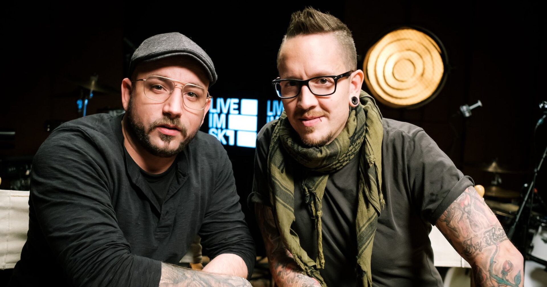 Christopher Seiler und Bernhard Speer bei einem Interview.