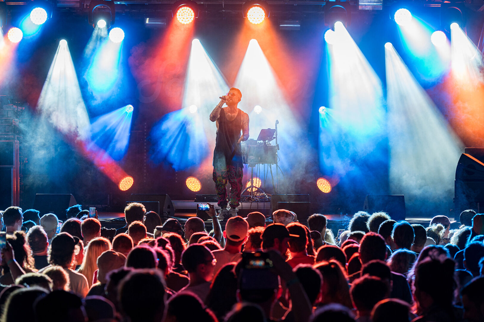 Perfekte Open Air Stimmung im Innenhof der Schaffarei.