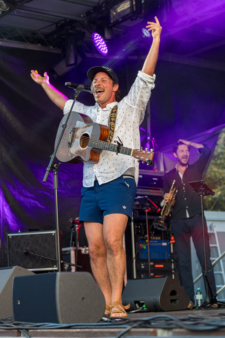 Publikumsliebling: Sänger des Puma Orchestra