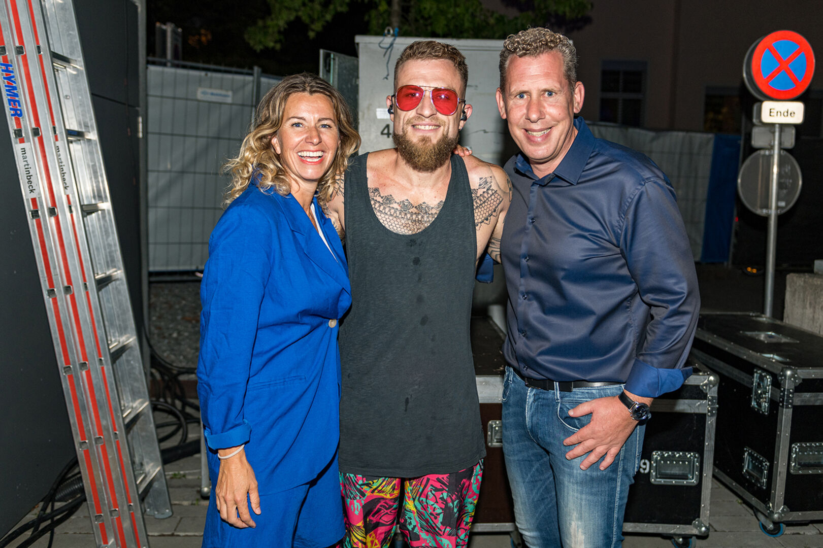 AK Direktorin Eva King, Beatboxer Dub FX und AK Präsident Bernhard Heinzle (v.l i.)