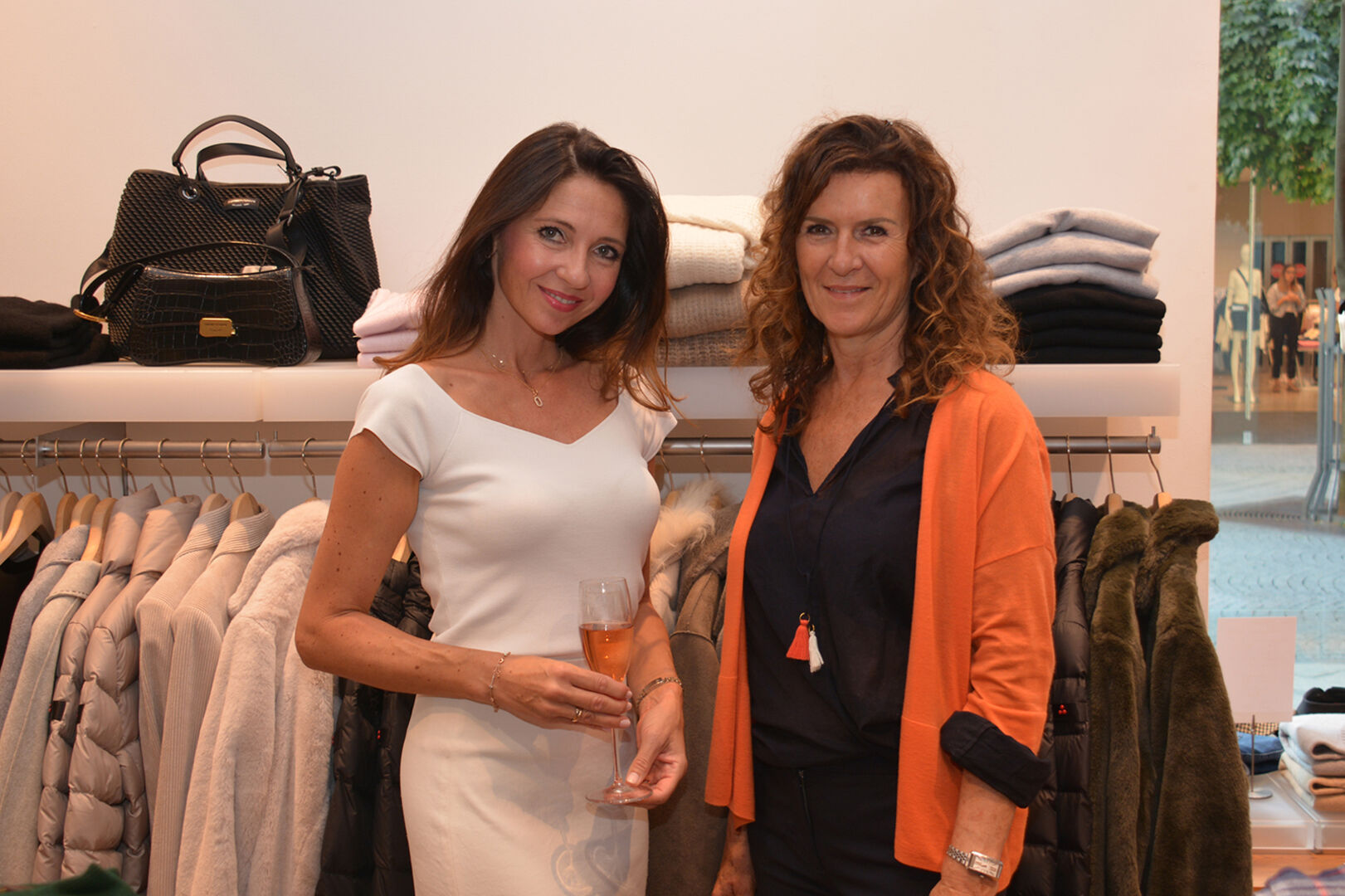 Petra Hämmerle mit Conny Feickert