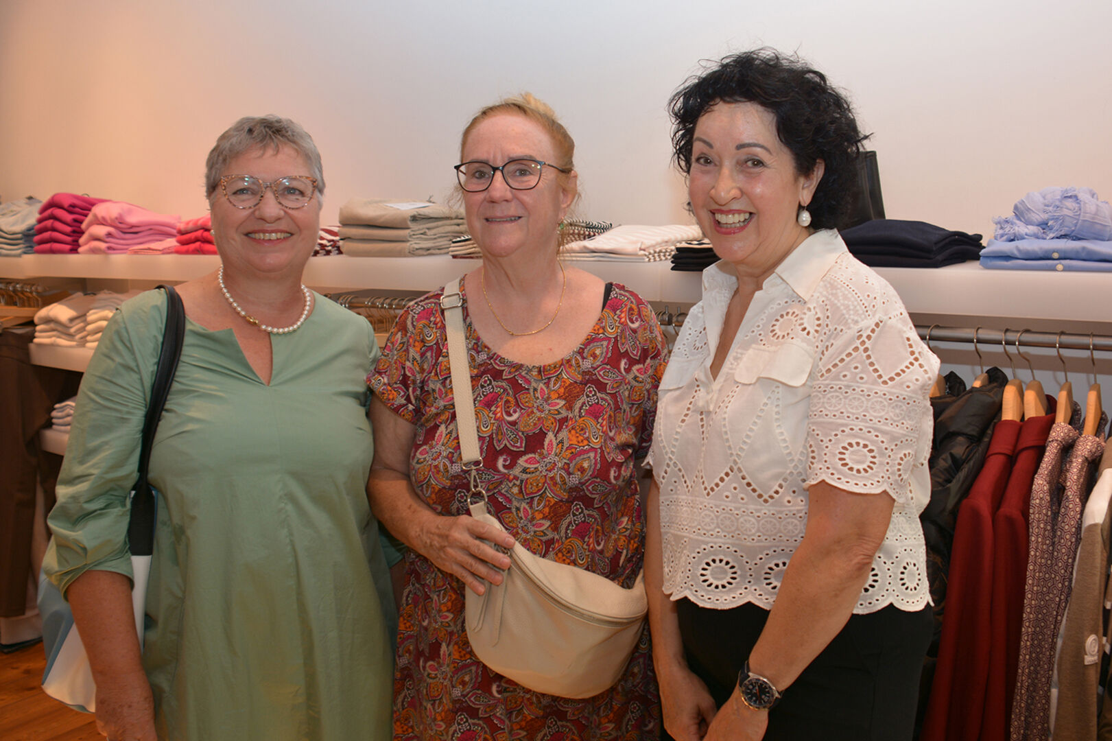 Irmgard Huber, Veronika Ess und Ulrike Luger erhielten Inspirationen.
