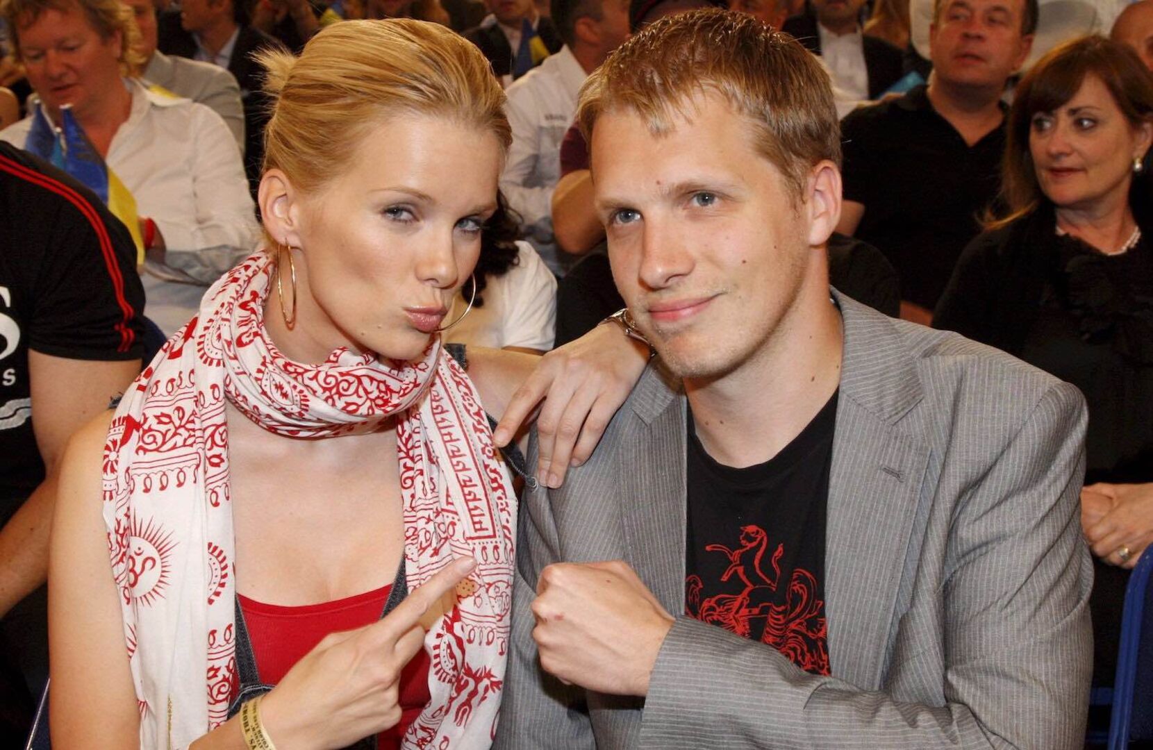 Oliver Pocher und Monica Ivancan bei einem Event.