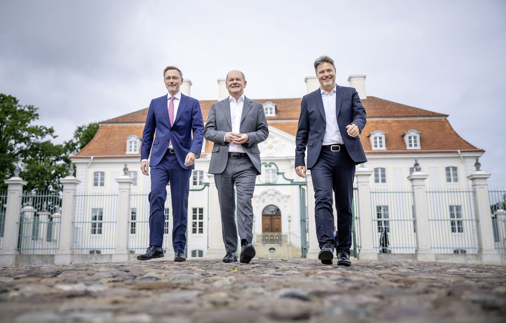 Christian Lindner, Olaf Scholz, Robert Habeck.