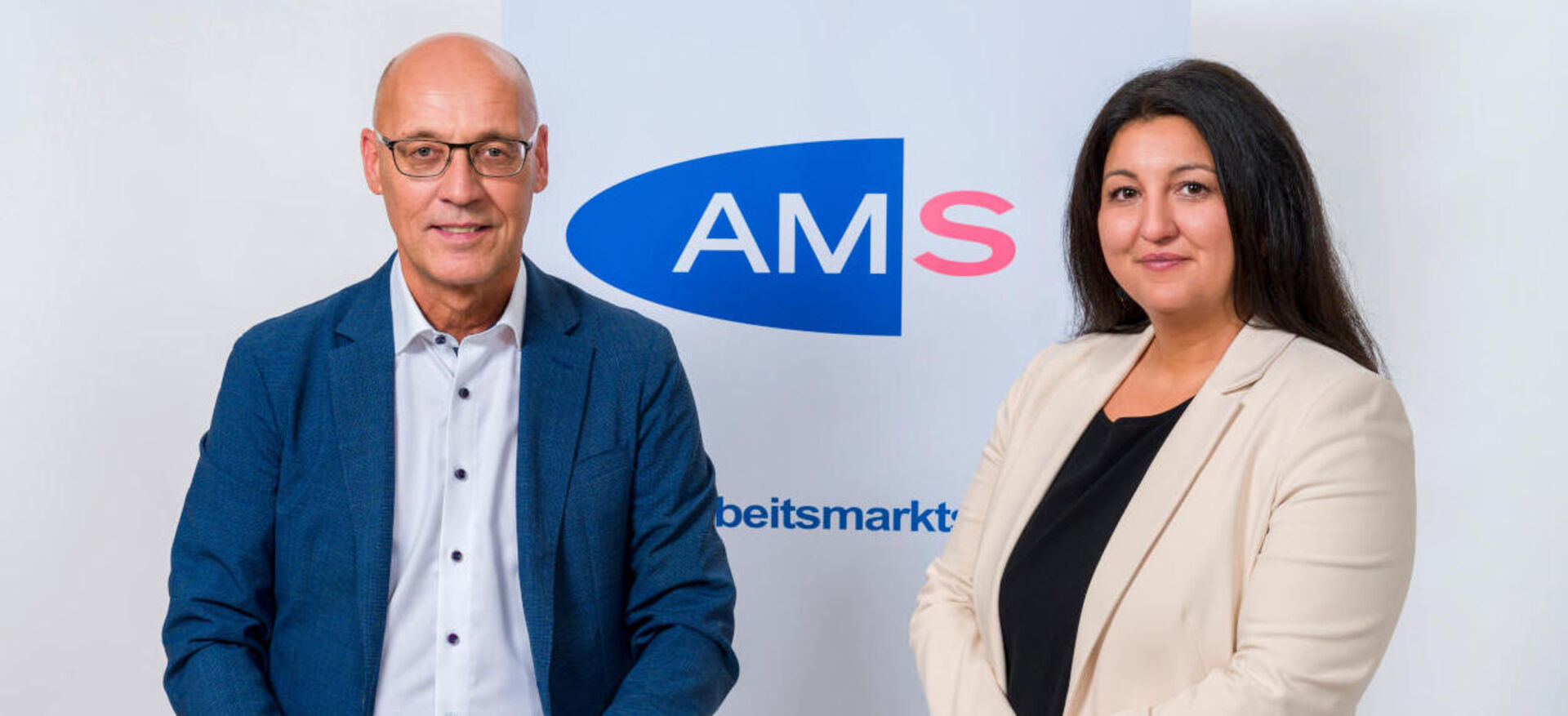 Führunsgduo AMS Steiermark: Karl-Heinz Snobe und Yvonne Popper-Pieber