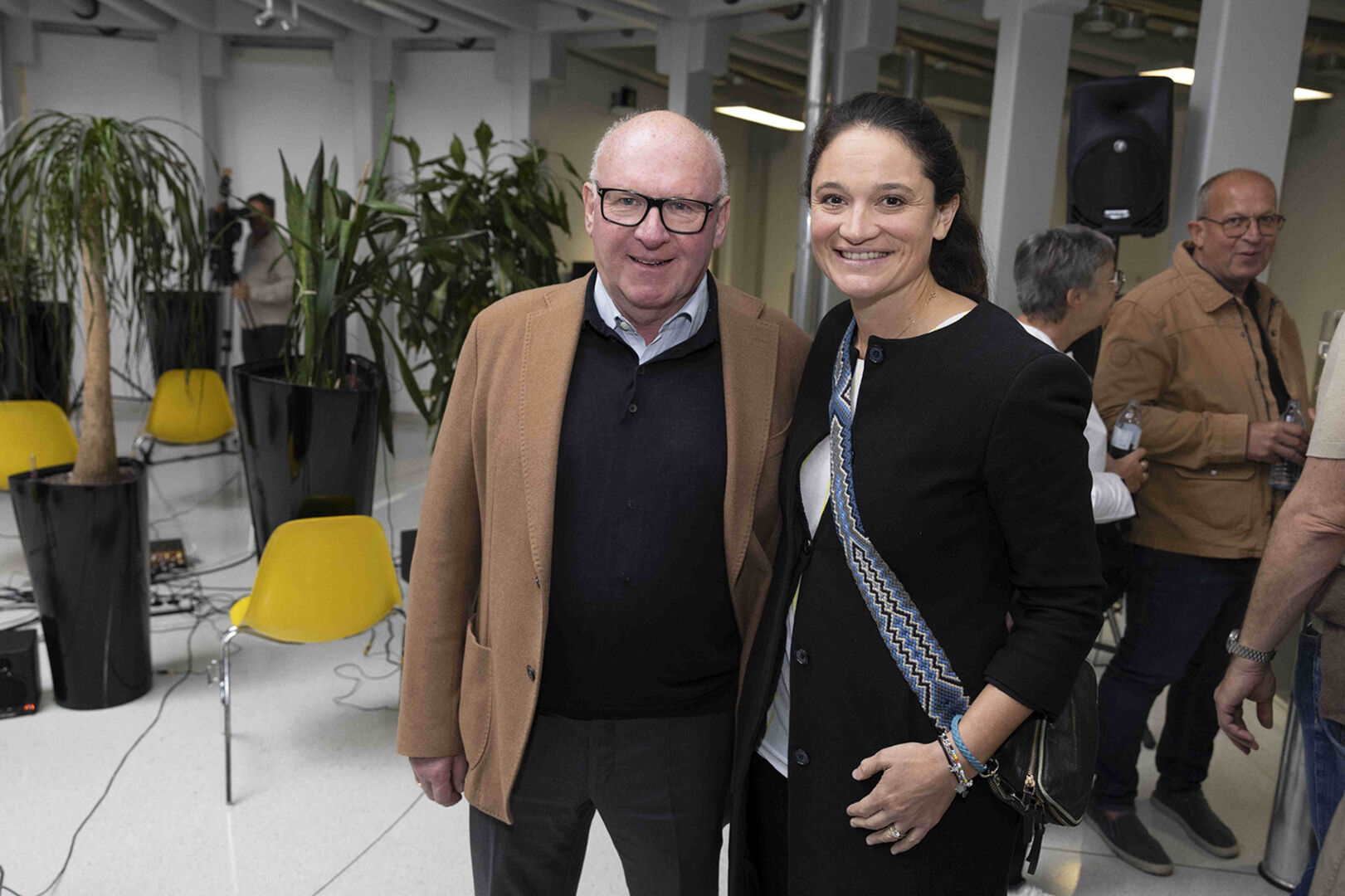 Roland Jörg (Kulturamtsleiter Dornbirn) und Maria Simma (Kulturamtsleiterin Feldkirch und Präsidentin Künstlervereinigung Vorarlberg)