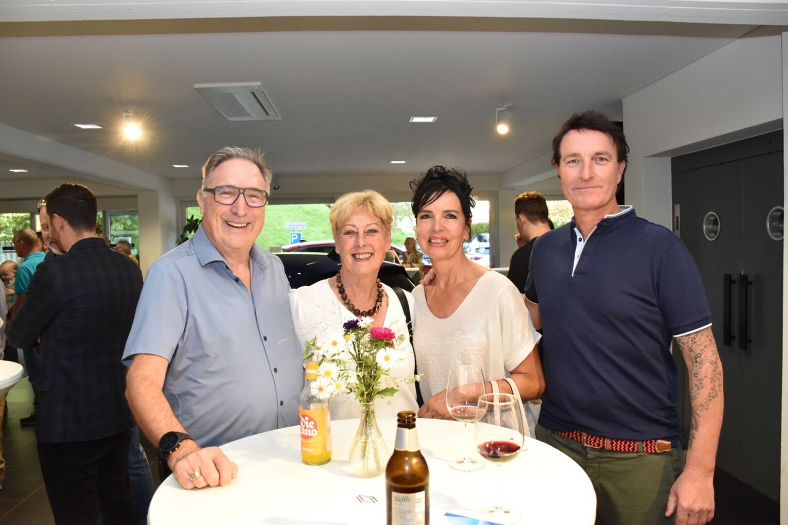 Franz Raich (Scenic), Anneliese Deters (Dacia), Margot Burtscher (Clio) und Enrico Riemay