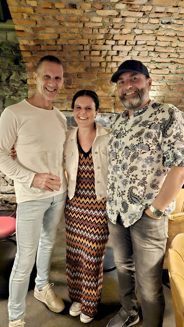 Arthur Spapens (Physiotherapeut LKH-FK), Viola Raneburger (Schule am See Hard) Martin Benninghoven (Säntis Packaging)