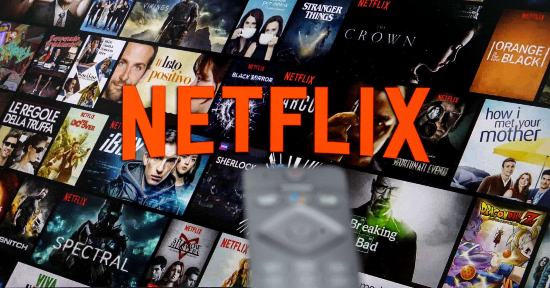 Der Streamingdienst Netflix am Fernsehen.