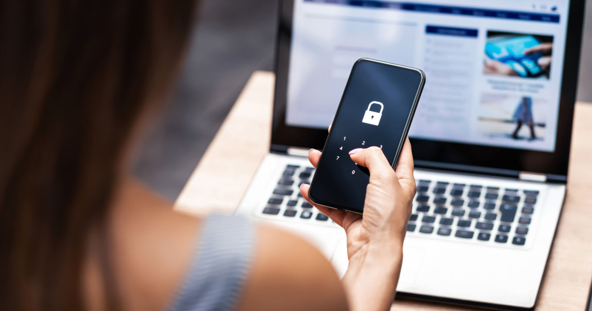 Sicheres Passwort eingeben.