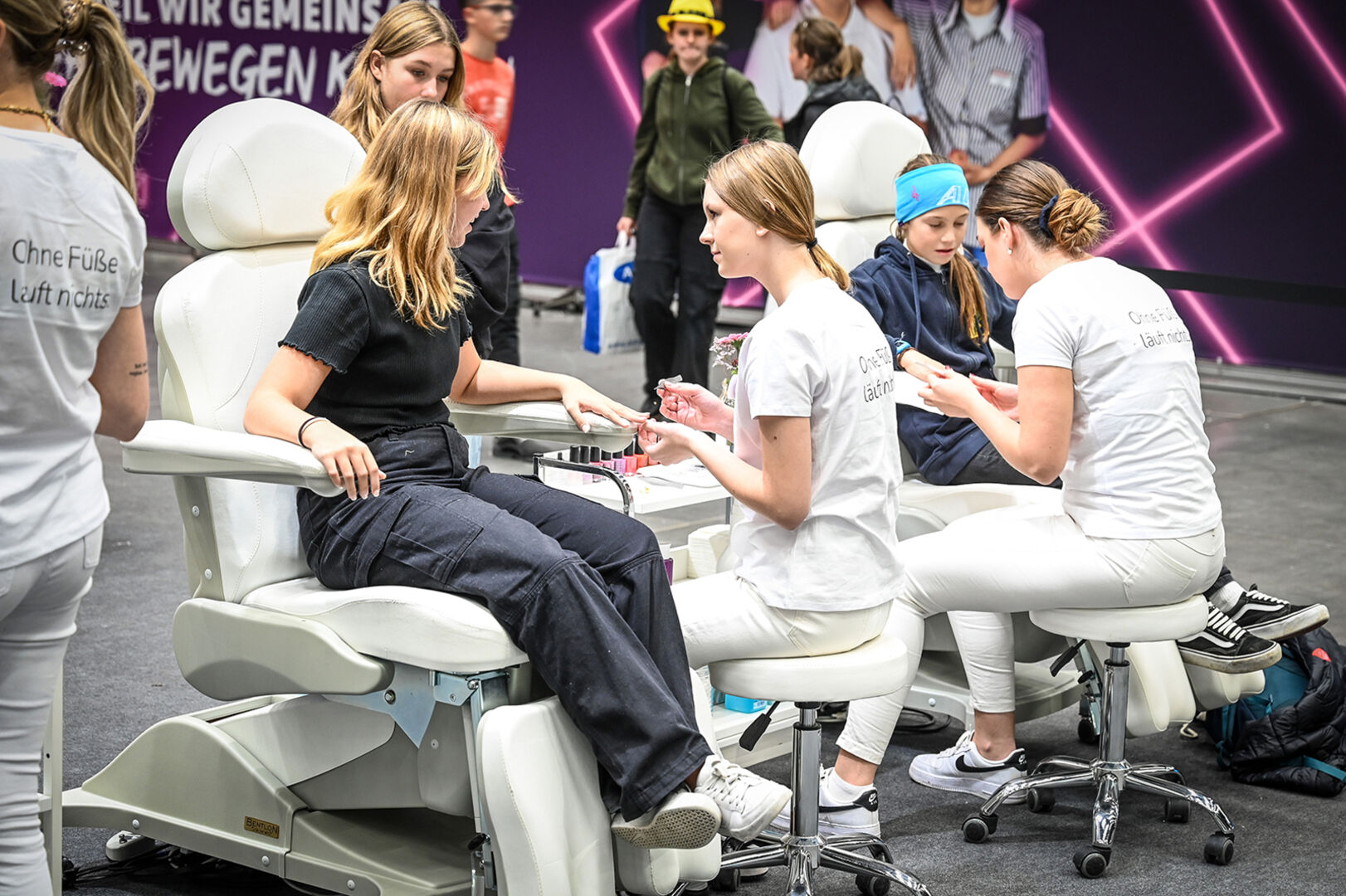 Im iMesse-Kosmetiksalon gab es alle Informationen zur Beautylehre Vorarlberg.