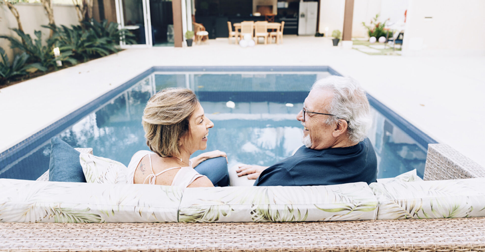 Gemeinsam am Pool