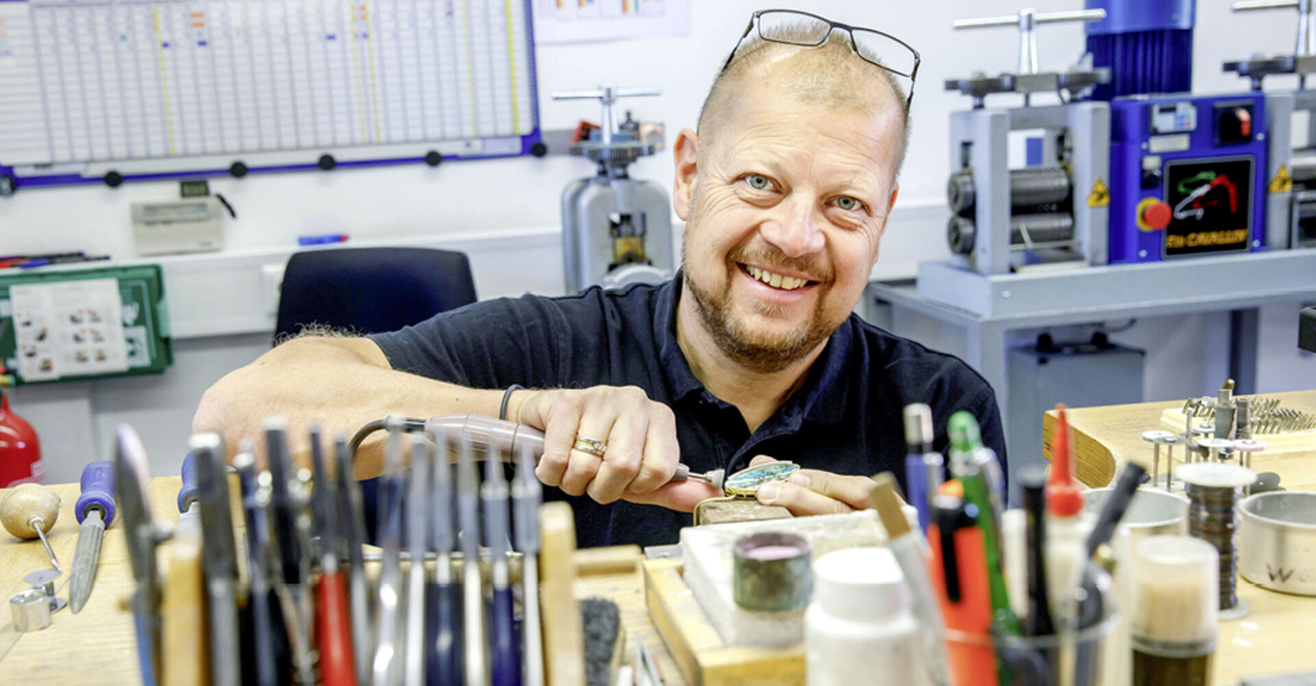 in der Werkstatt