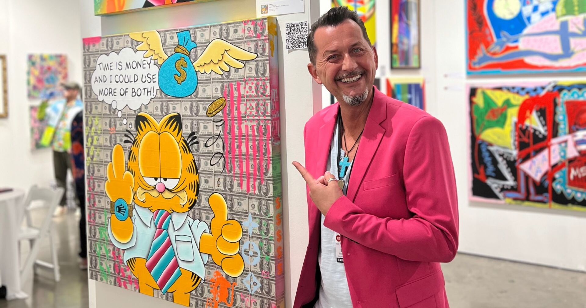 Mario Stroitz alias artmaja© stellte in Miami erfolgreich seine Werke aus