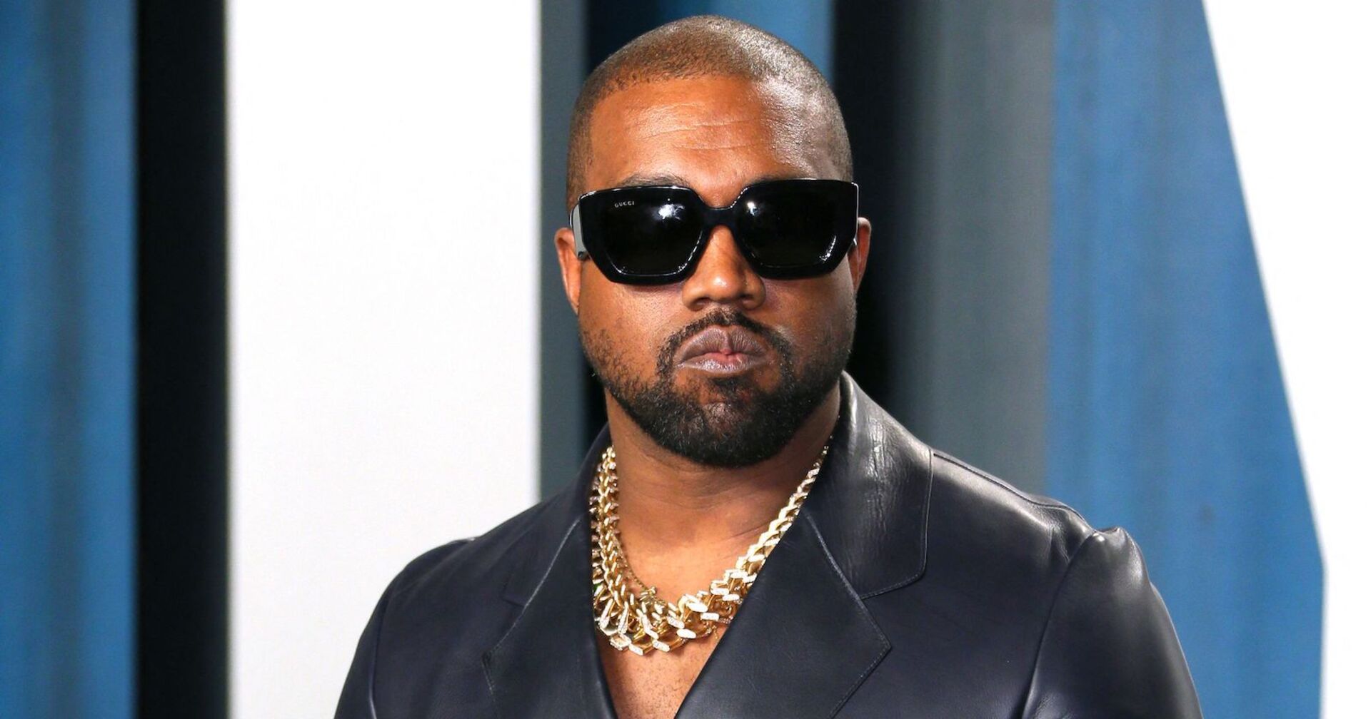 US-Rapper Kanye West mit schwarzer Sonnenbrille.