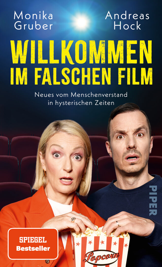 Cover des Buches "Willkommen im falschen Film" von Monika Gruber und Andreas Hock