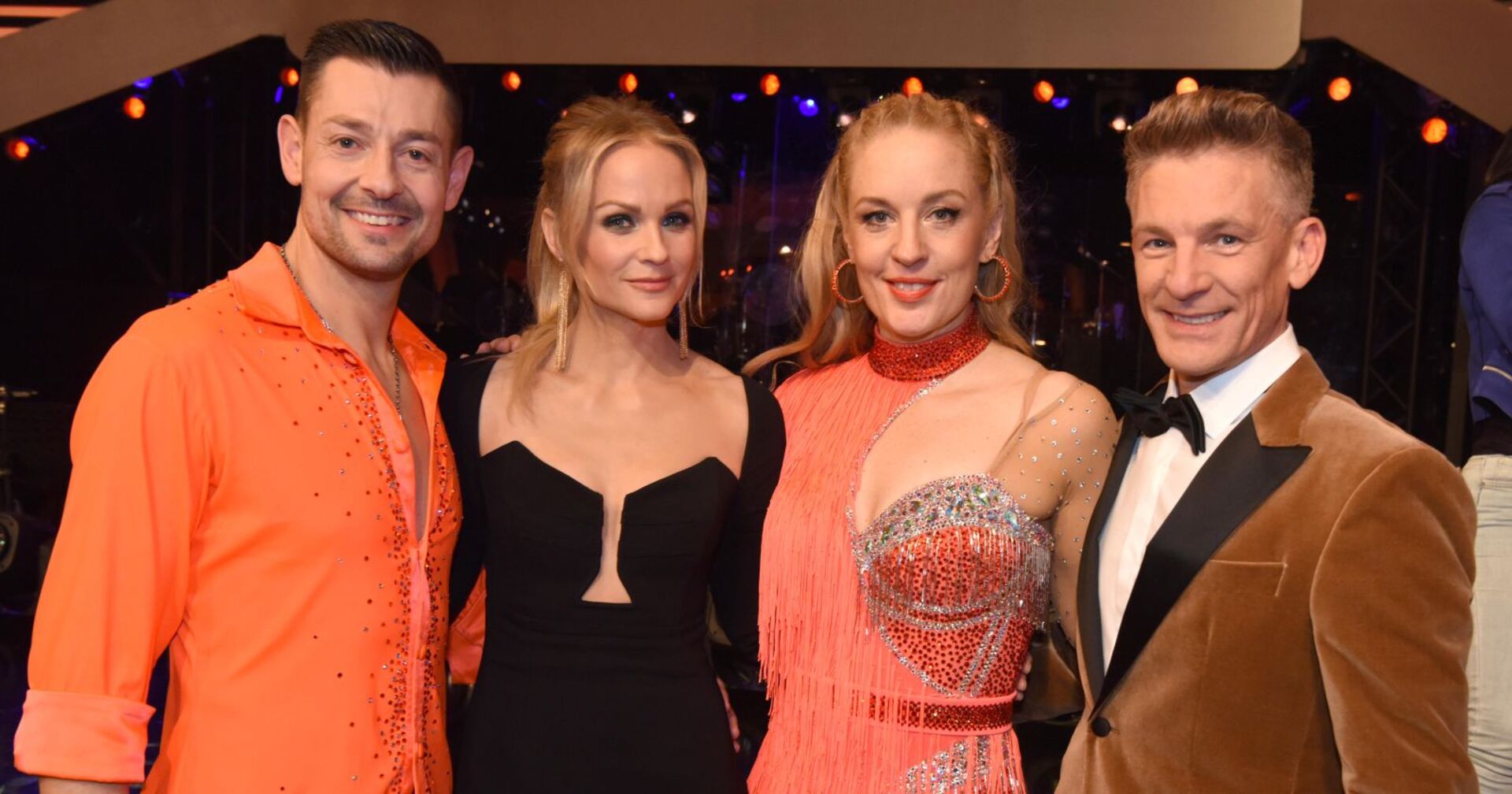 Florian Gschaider, Mirjam Weichselbraun, Lilian Klebow und Andi Knoll.