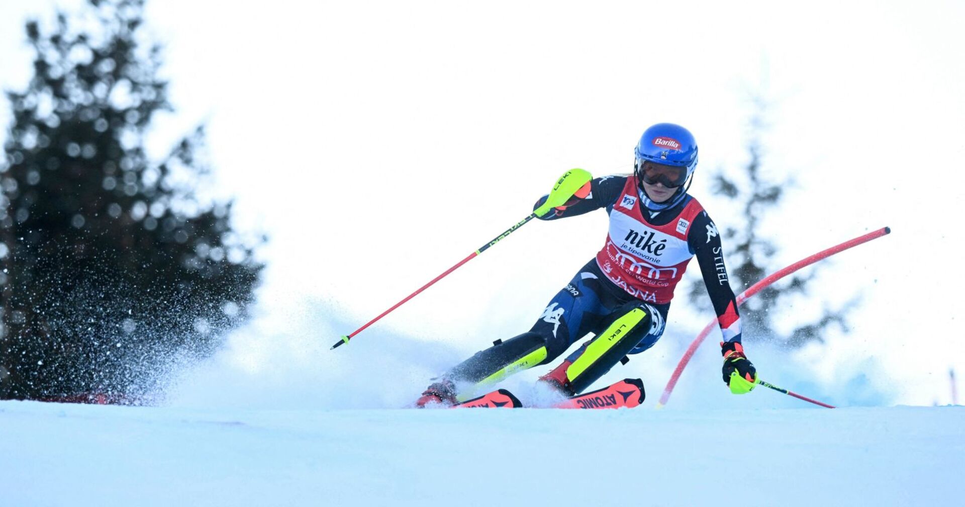 Mikaela Shiffrin auf der Piste.