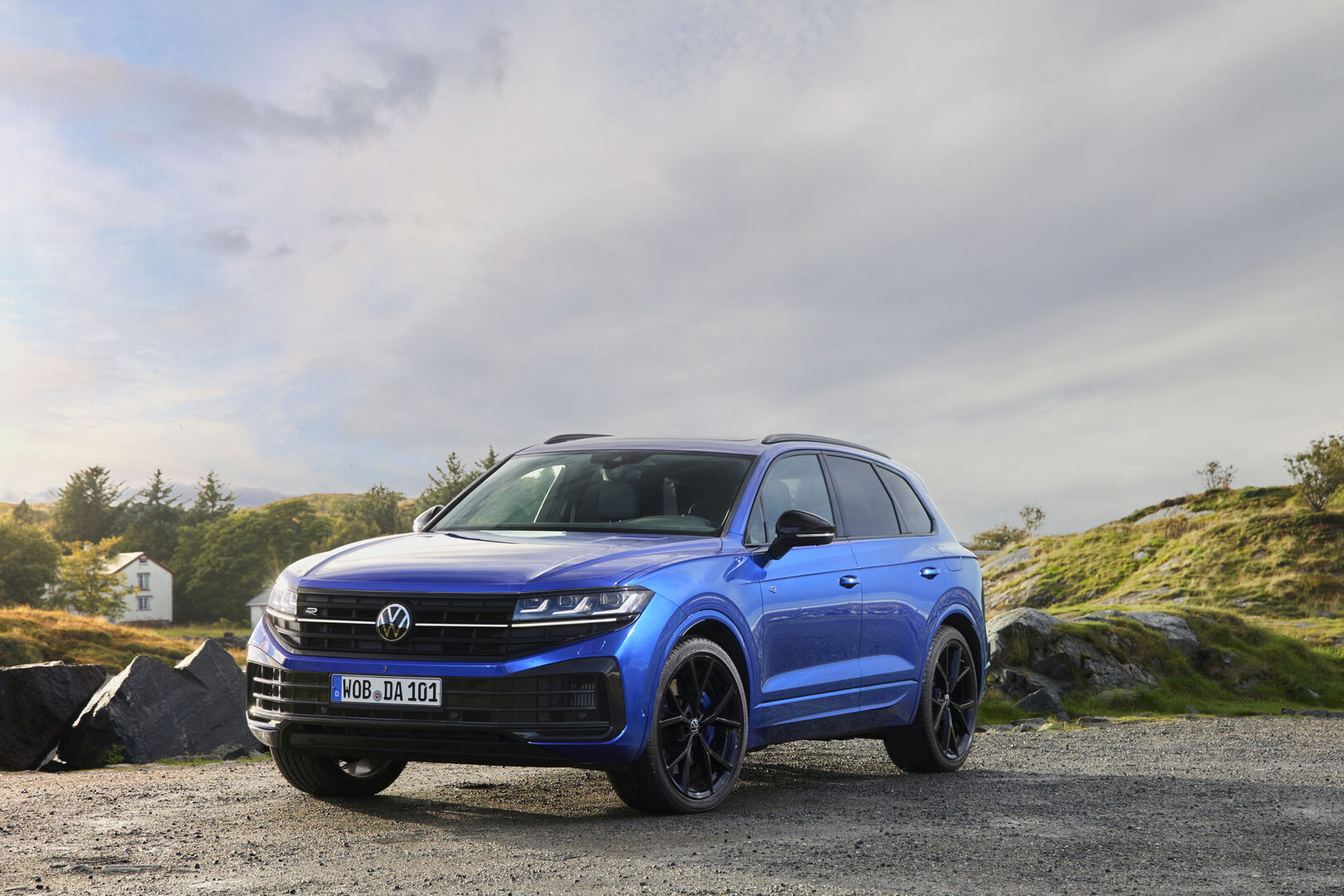 Der VW Toureg macht überall eine gute Figur.