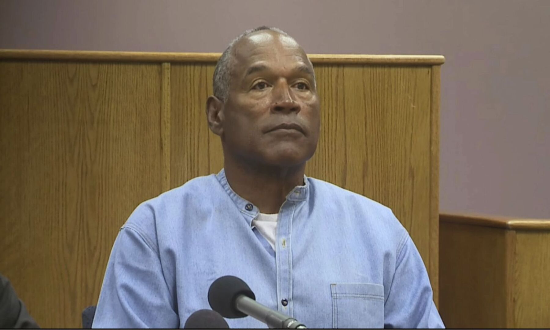 O.J. Simpson im Gerichtssaal.