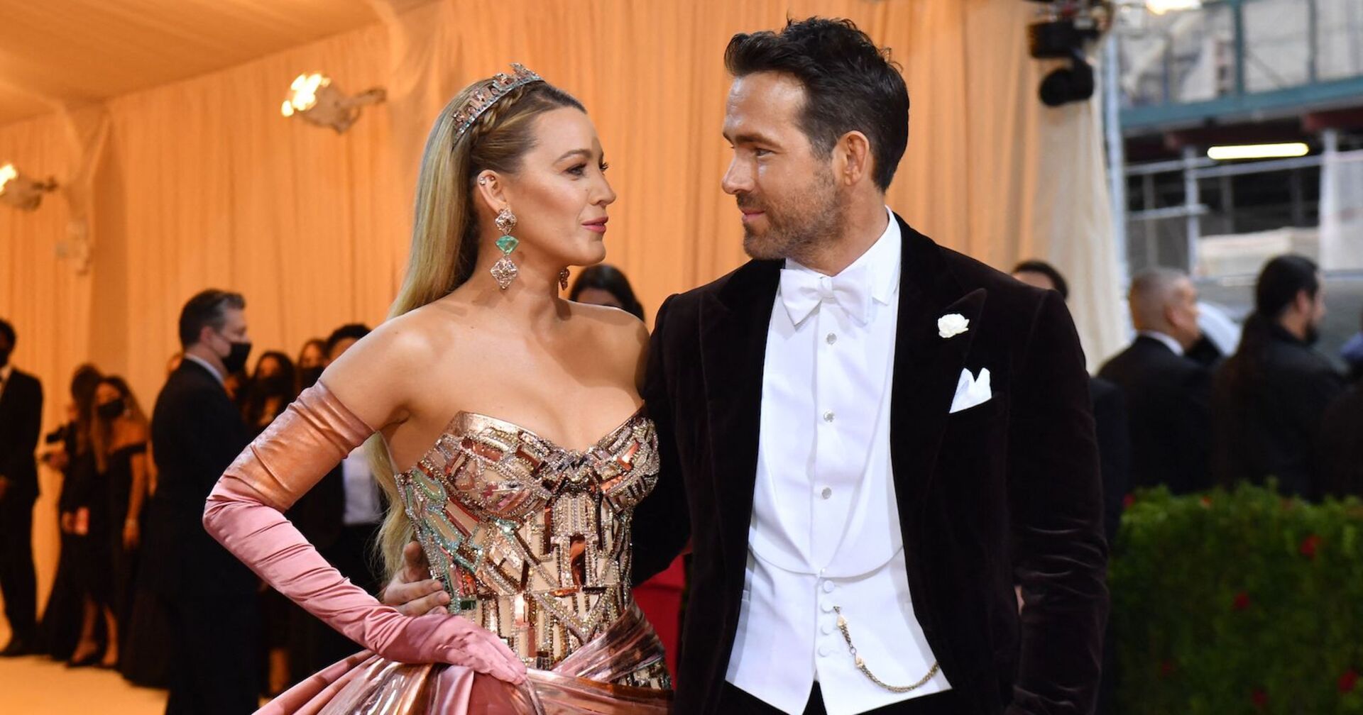 Blake Lively und Ryan Reynolds bei der Met Gala.