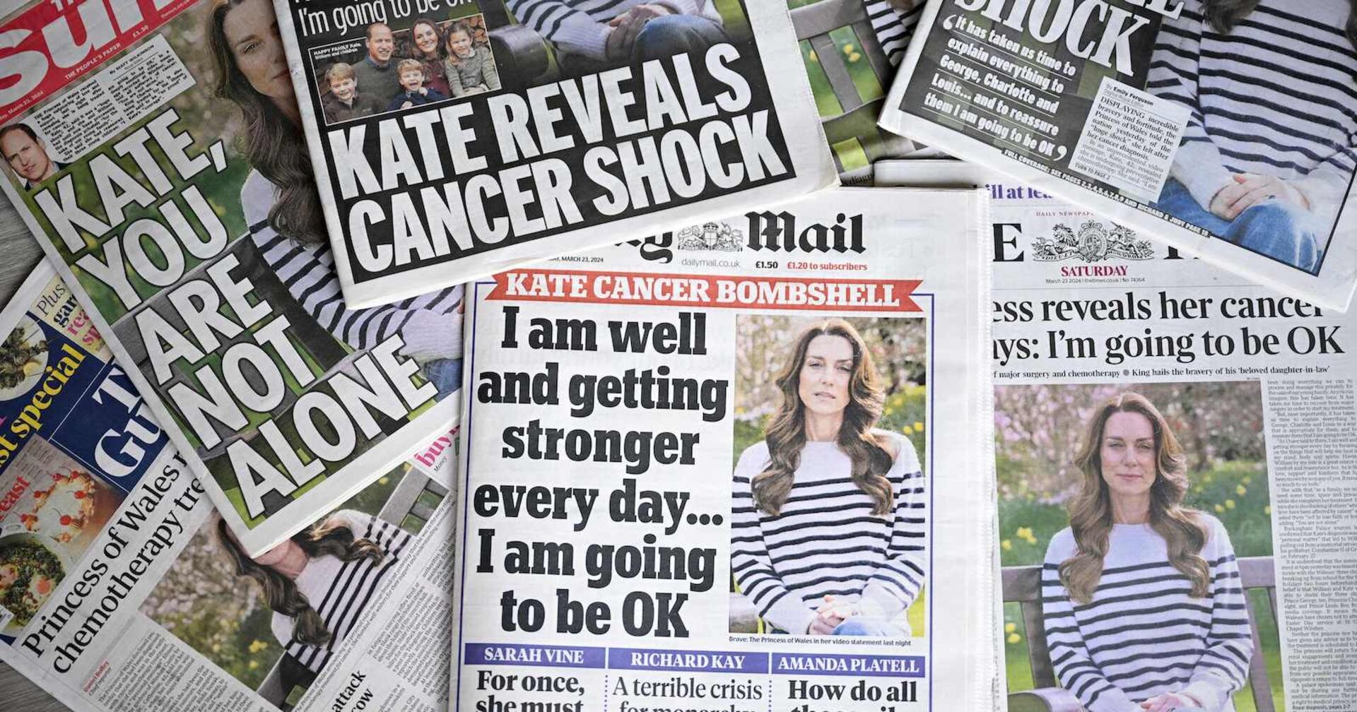 Titelseiten britischer Zeitungen