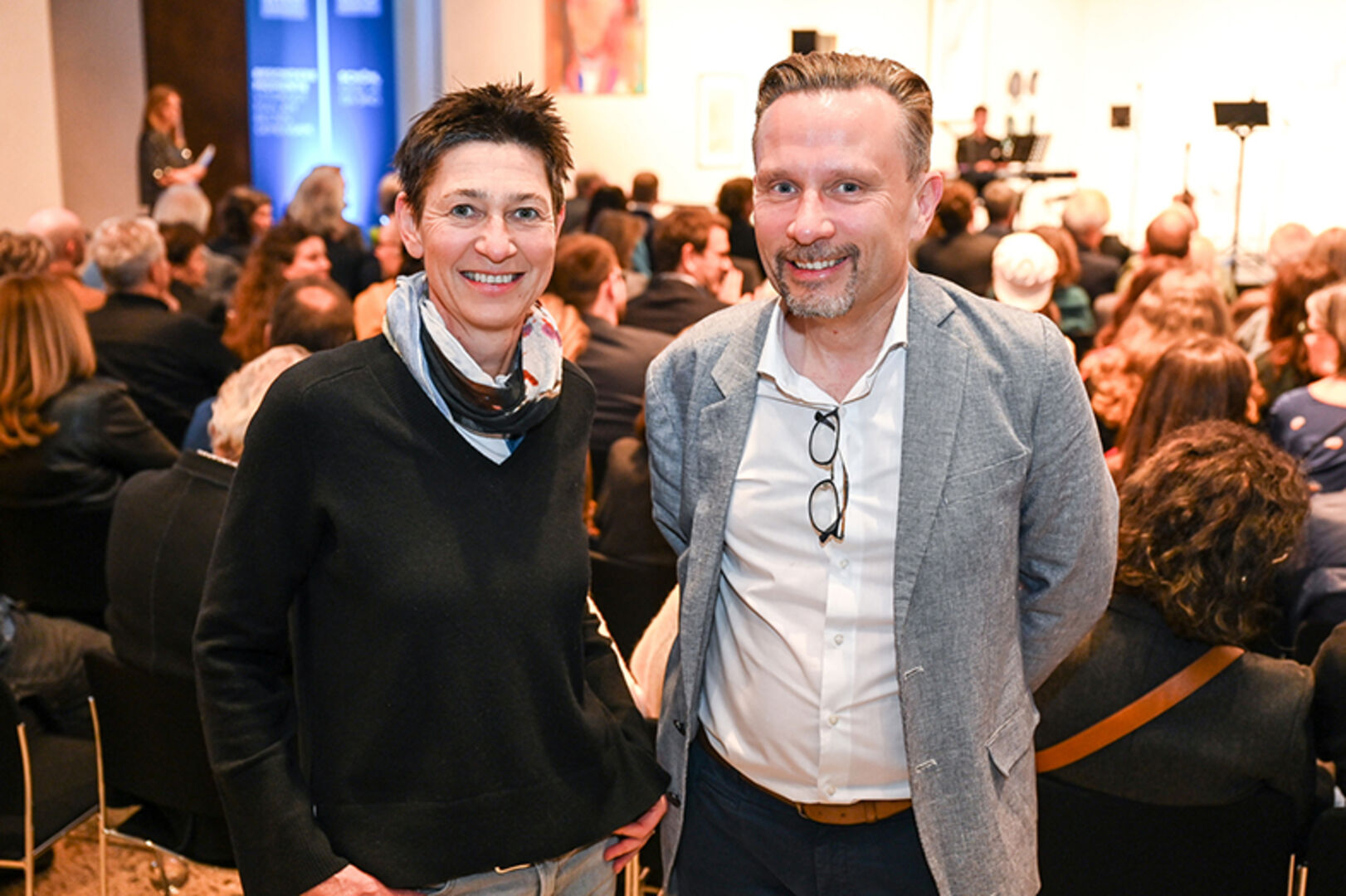 Dir. Jutta Frick (Gesund­hotel Bad Reuthe), Mathias Lechner (Hypo Vorarlberg)