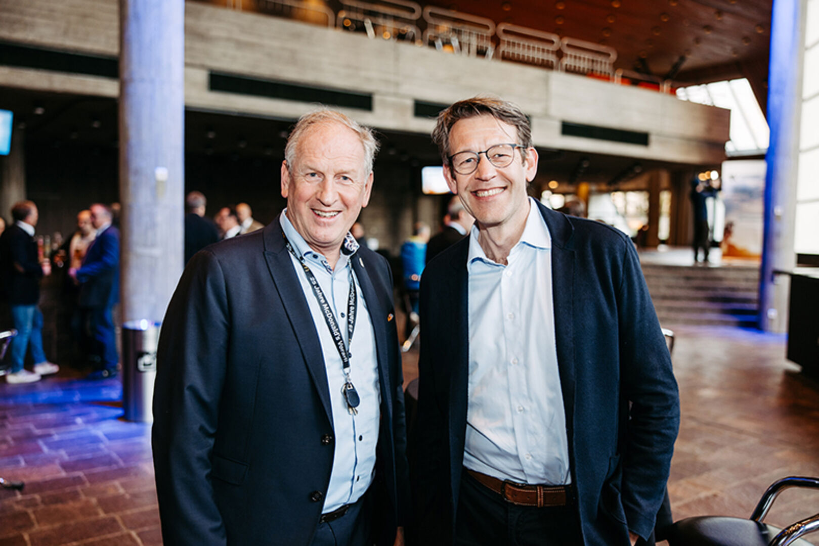 Loek Verslius (McDonald‘s Vorarlberg) und Manfred Bauer (Hermann Tschabrun) (v. li.)